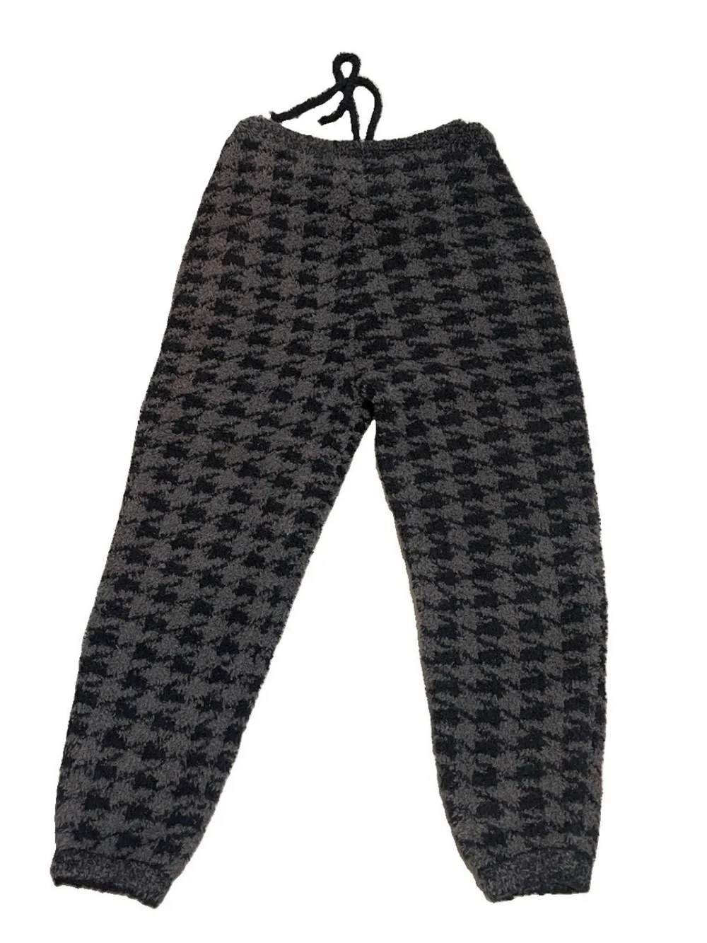 Skims Cozy Knit Onyx Fuzzy Fleece Joggers Lounge Pants Women's Small